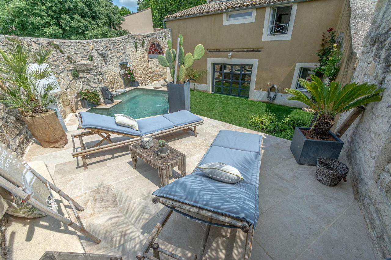 Le Baratier - Demeure De Charme Sauna & Piscine Calvisson Exteriér fotografie